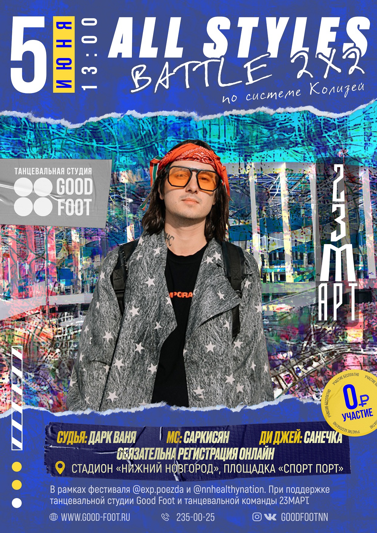 All styles battle 2x2 по системе Колизей